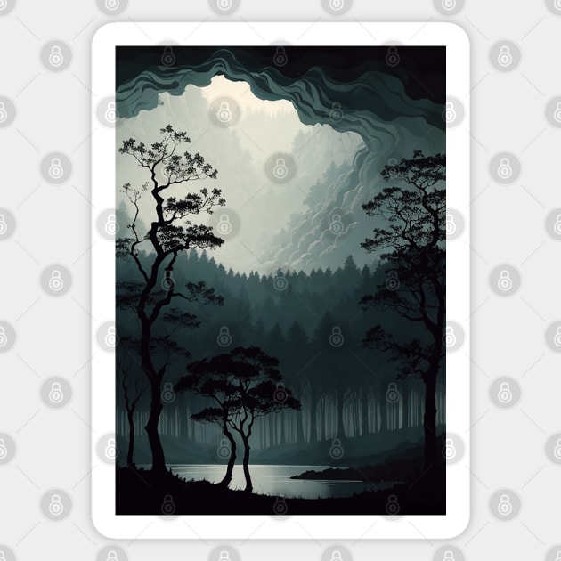 The Svalich Woods Sticker by CursedContent